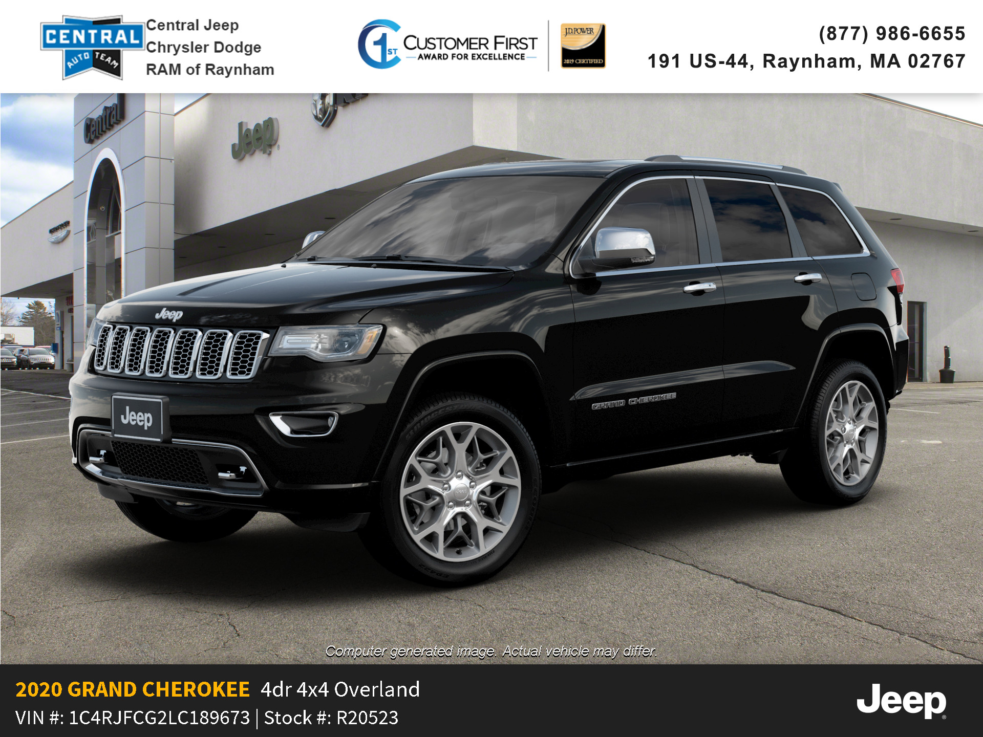 New 2020 JEEP Grand Cherokee Overland